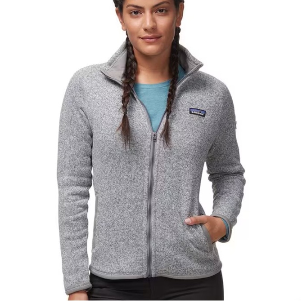 Patagonia Better Sweater Jacket. EUC. Women Full Zip Fitted. Heather Gray. Sz. M
